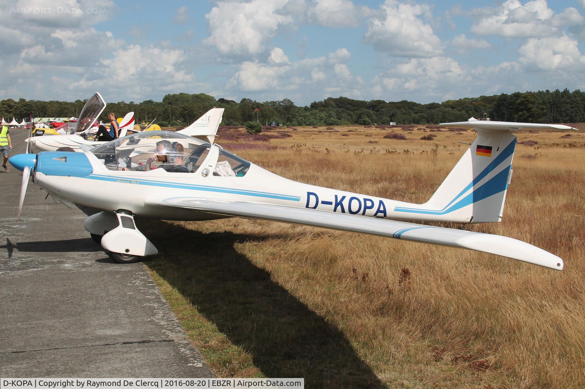 D-KOPA, Hoffmann H-36 Dimona MK 2 C/N 36367, Zoersel fly in.