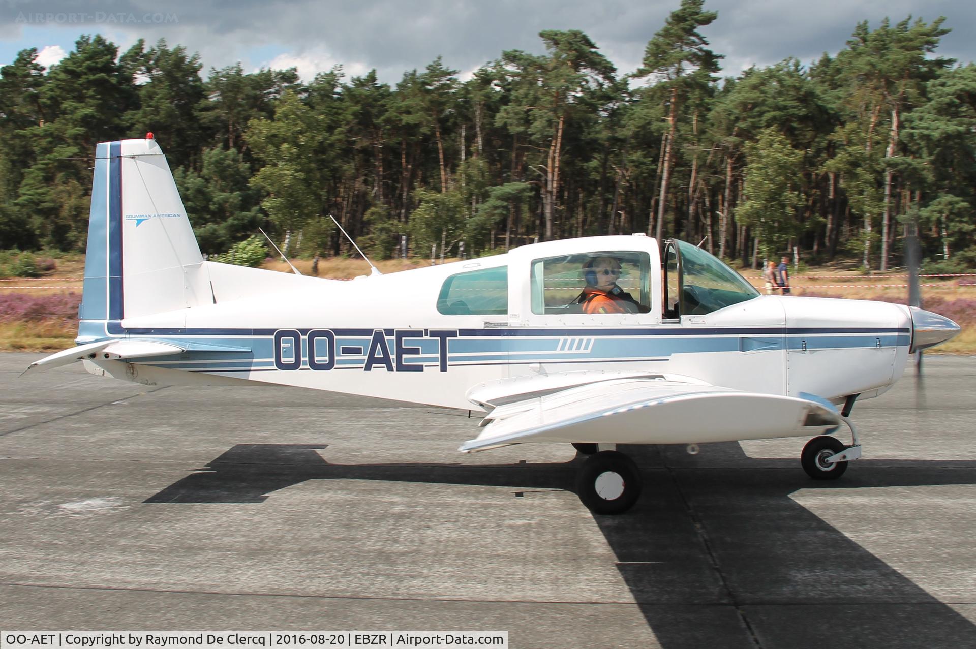 OO-AET, 1972 American Aviation AA-5 Traveler C/N AA5-0083, Zoersel fly in.