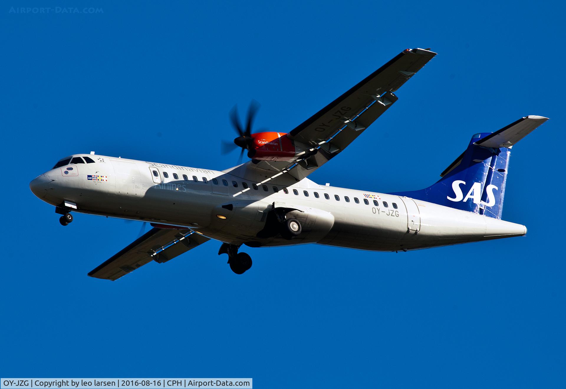OY-JZG, 2014 ATR 72-600 (72-212A) C/N 1171, Copenhagen 16.8.16