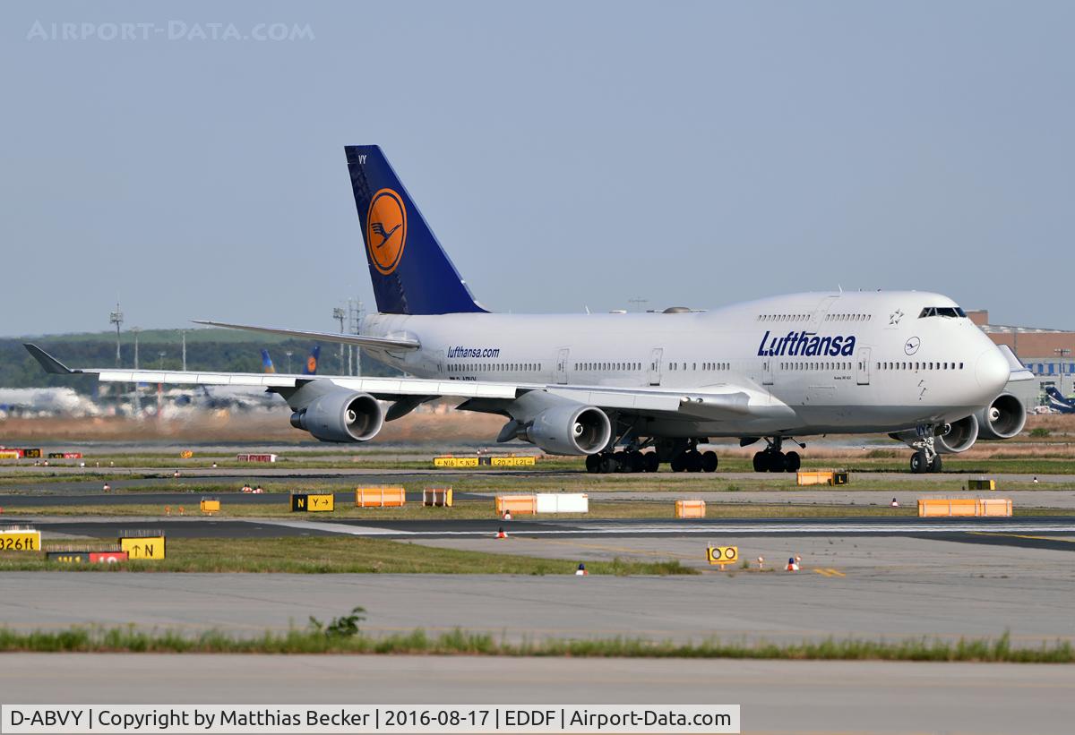 D-ABVY, 2000 Boeing 747-430 C/N 29869, D-ABVY