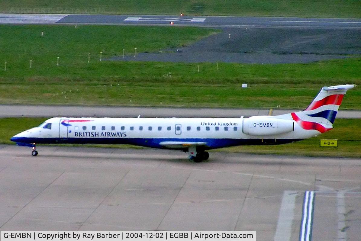 G-EMBN, 2000 Embraer EMB-145EP (ERJ-145EP) C/N 145201, Embraer ERJ-145EP [145201] (British Airways/CitiExpress) Birmingham Int'l~G 02/12/2004
