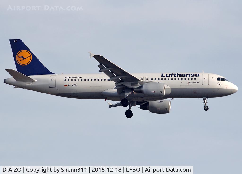 D-AIZO, 2012 Airbus A320-214 C/N 5441, Landing rwy 14R