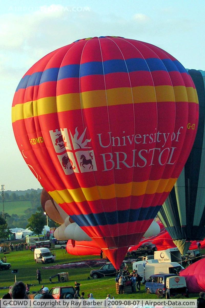 G-CDWD, 2006 Cameron Balloons Z-105 C/N 10827, Cameron Z-105 HAFB [10827] Ashton Court~G 07/08/2009