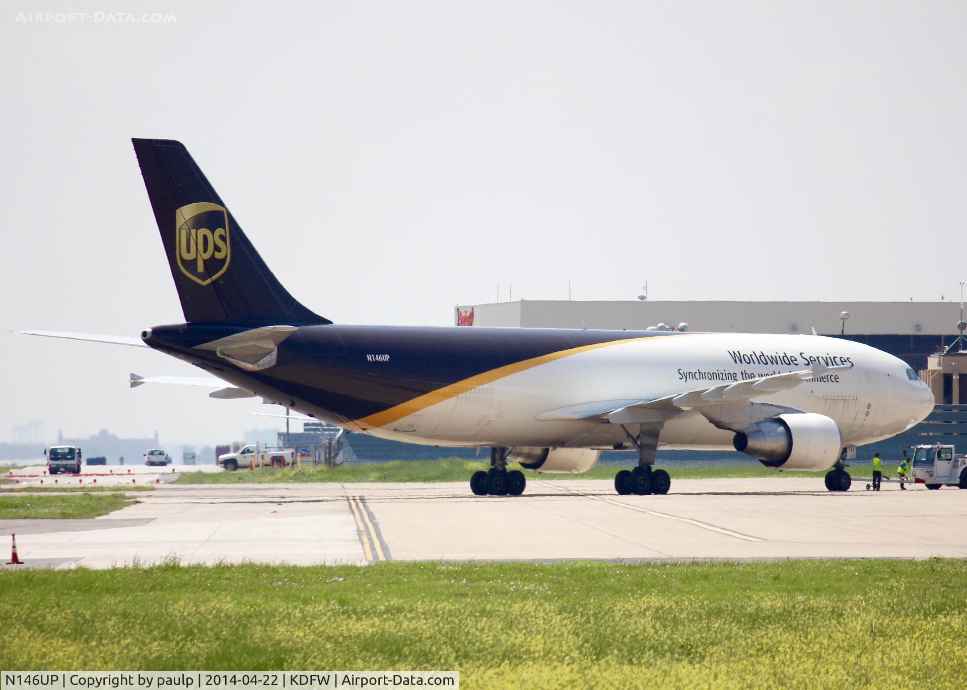 N146UP, 2003 Airbus A300F4-622R C/N 829, At DFW.