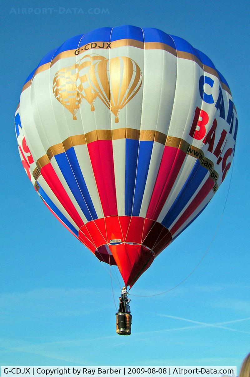 G-CDJX, 2006 Cameron Balloons N-56 C/N 10715, Cameron N-56 HAFB [10715] Ashton Court~G 08/08/2009
