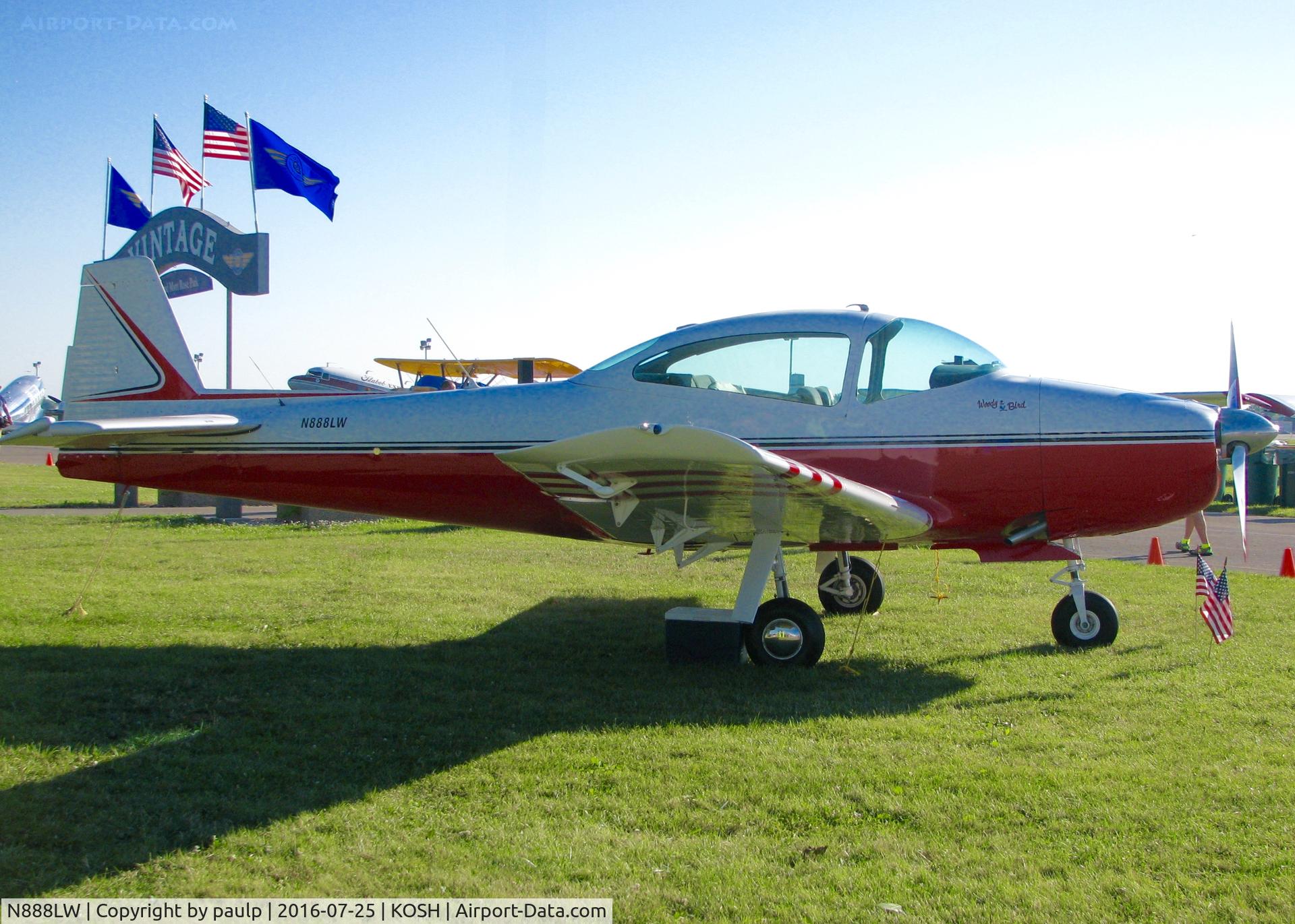 N888LW, 1948 Ryan Navion A C/N NAV-4-1283, At AirVenture 2016.