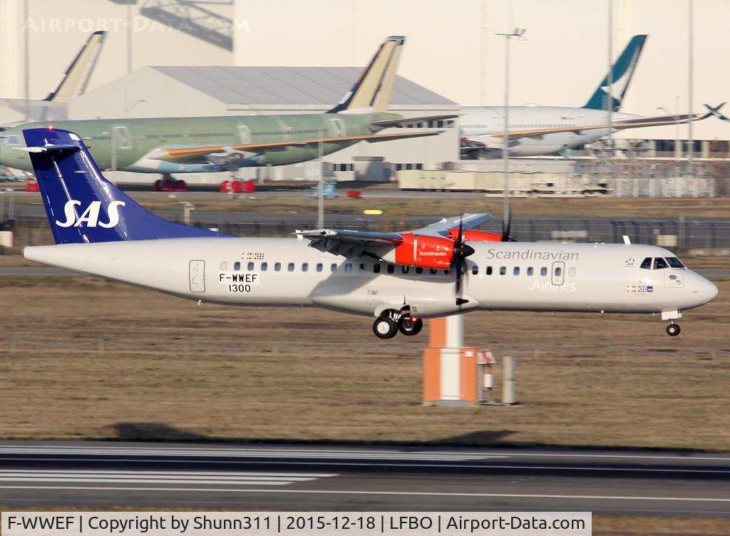 F-WWEF, 2015 ATR 72-600 C/N 1300, C/n 1300 - To be G-FBXC