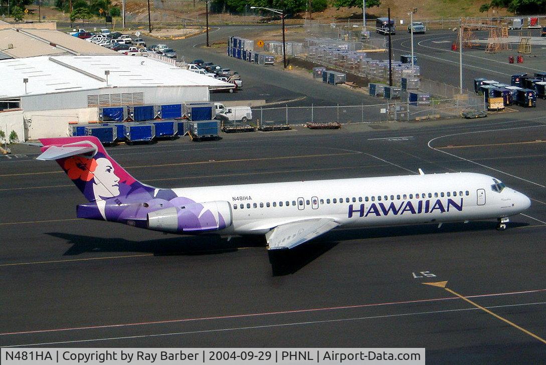 N481HA, 2001 Boeing 717-22A C/N 55126, Boeing 717-22A [55126] (Hawaiian Airlines) Honolulu-Int'l~N 29/09/2004