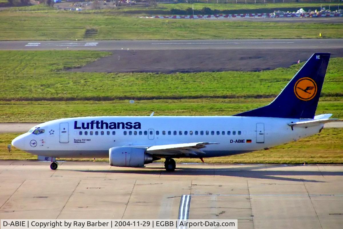 D-ABIE, 1990 Boeing 737-530 C/N 24819, Boeing 737-530 [24819] (Lufthansa) Birmingham Int'l~G 29/11/2004