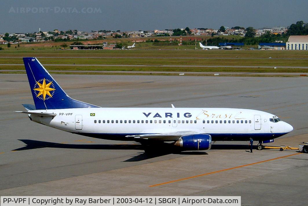 PP-VPF, Boeing 737-3S1 C/N 24834, Boeing 737-3S1 [24834] (VARIG) Sao Paulo-Guarulhos~PP 12/04/2003