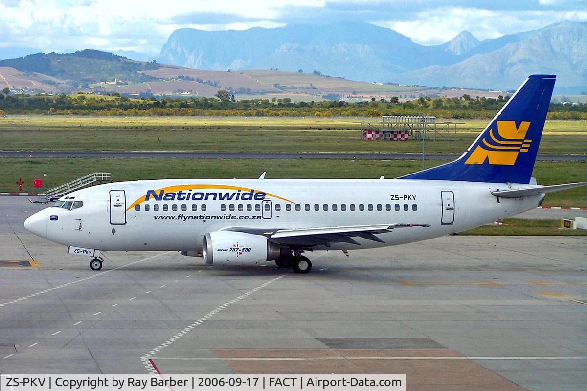 ZS-PKV, 1991 Boeing 737-529 C/N 25418, Boeing 737-529 [25418] (Nationwide Airlines) Cape Town Int'l~ZS 17/09/2006