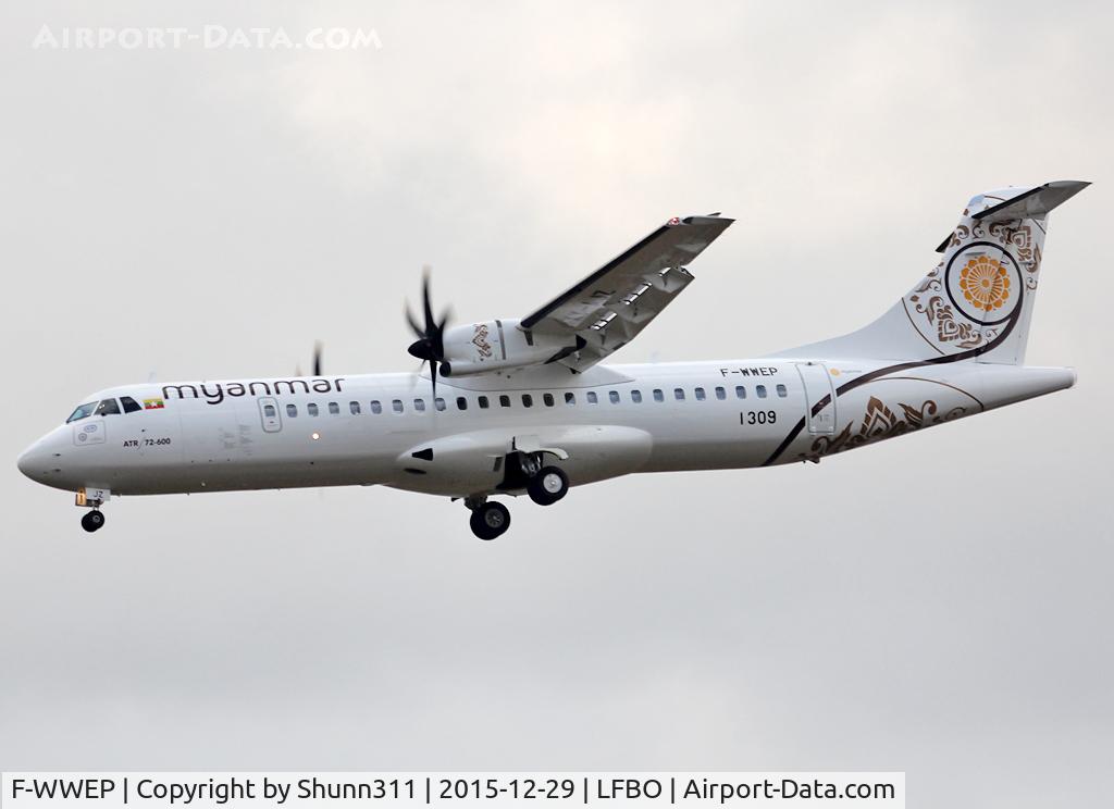 F-WWEP, 2015 ATR 72-600 C/N 1309, C/n 1309 - To be F-WNUB / XY-AJZ