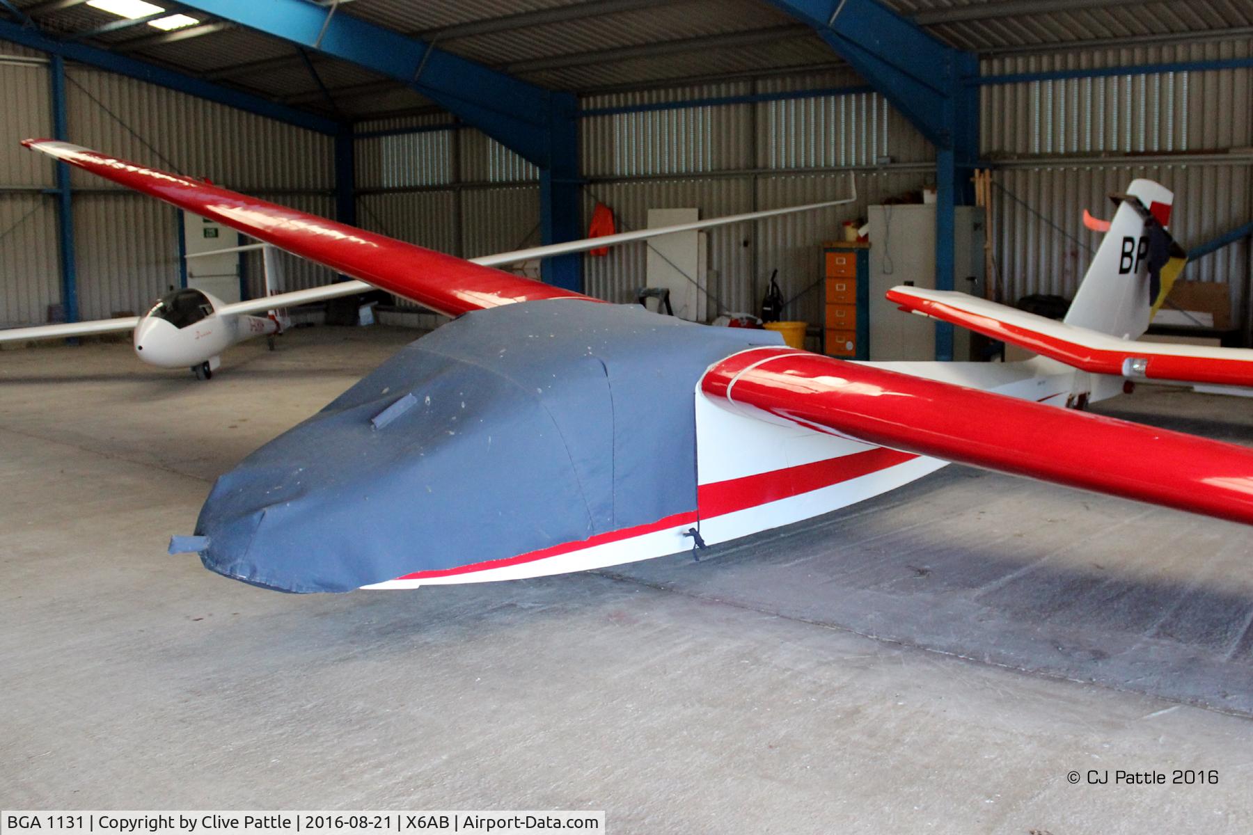 BGA 1131, 1961 Slingsby T.49 Capstan C/N 1399, Rare vintage glider hangered at Aboyne