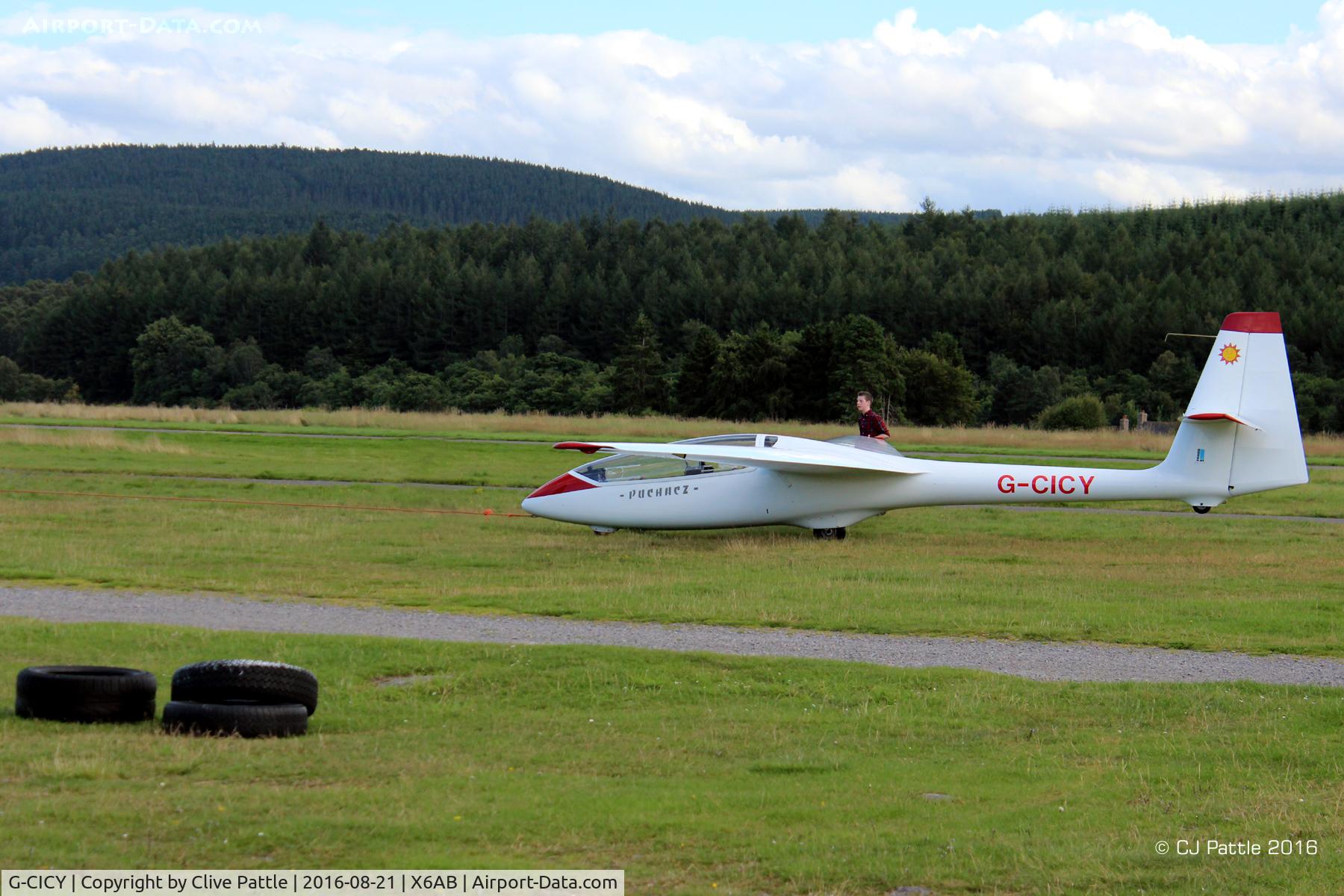 G-CICY, 1989 PZL-Bielsko SZD-50-3 Puchacz C/N B-1880, at Aboyne