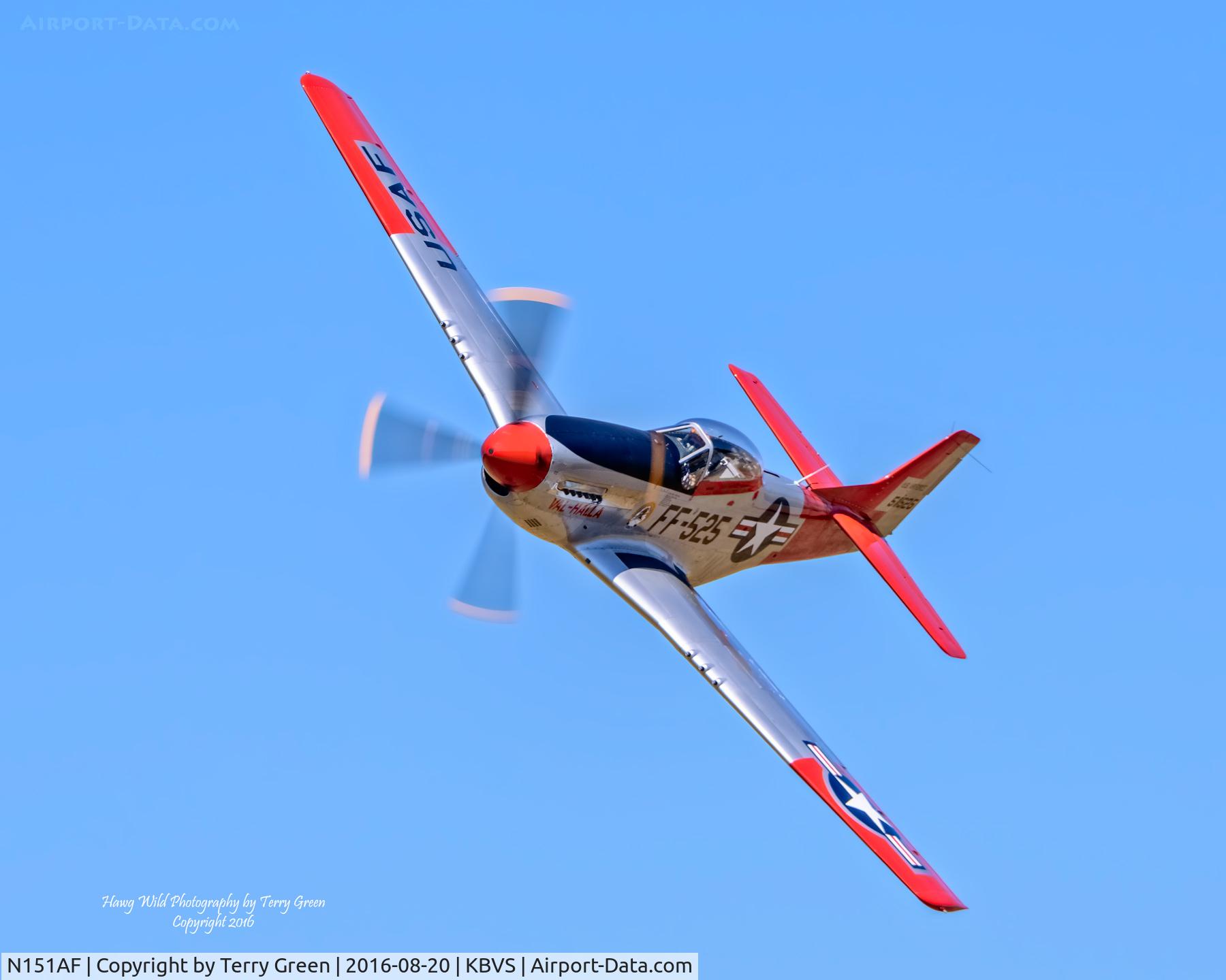 N151AF, 1945 North American P-51D Mustang C/N 45-11525, Heritage Flight Museum