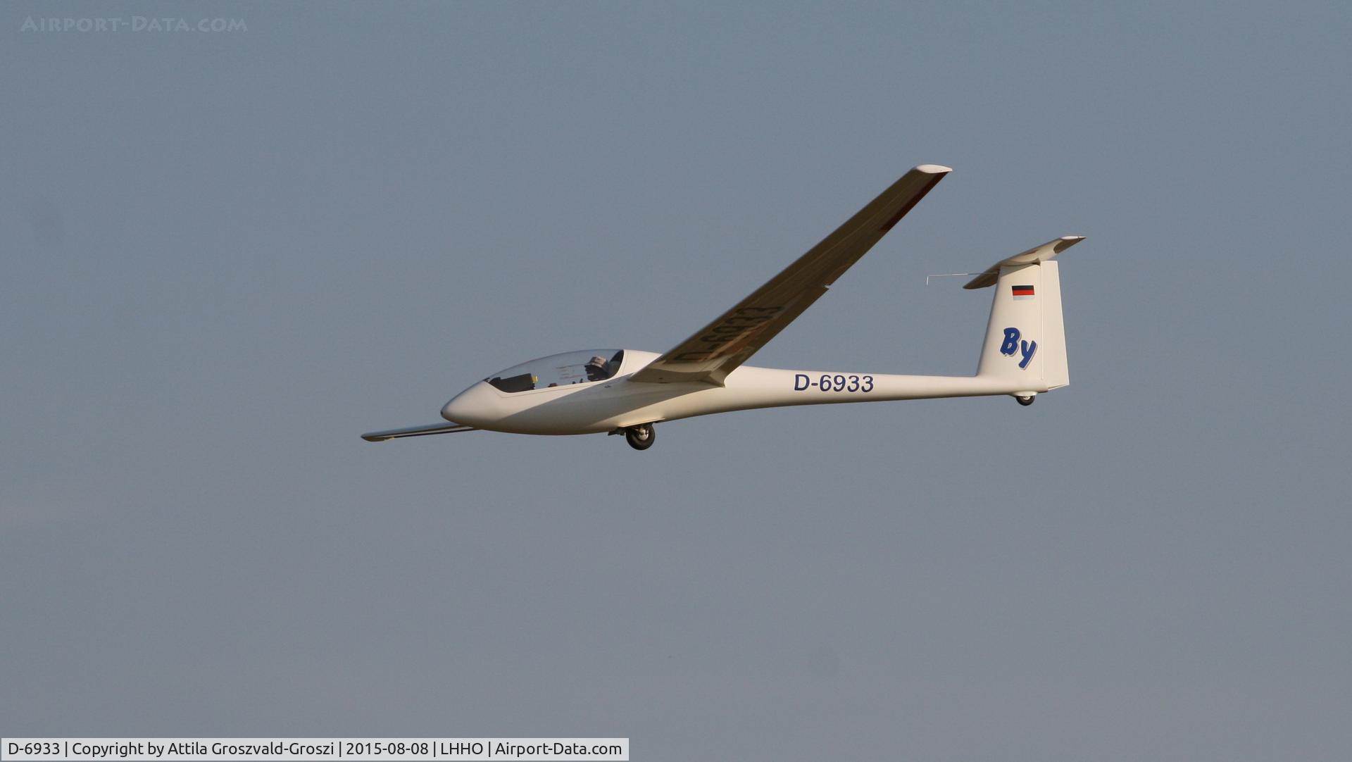 D-6933, Rolladen-Schneider LS-3a C/N Not found D-6933, Hajdúszoboszló Airport, Hungary - 60. Hungary Gliding National Championship and third Civis Thermal Cup, 2015
