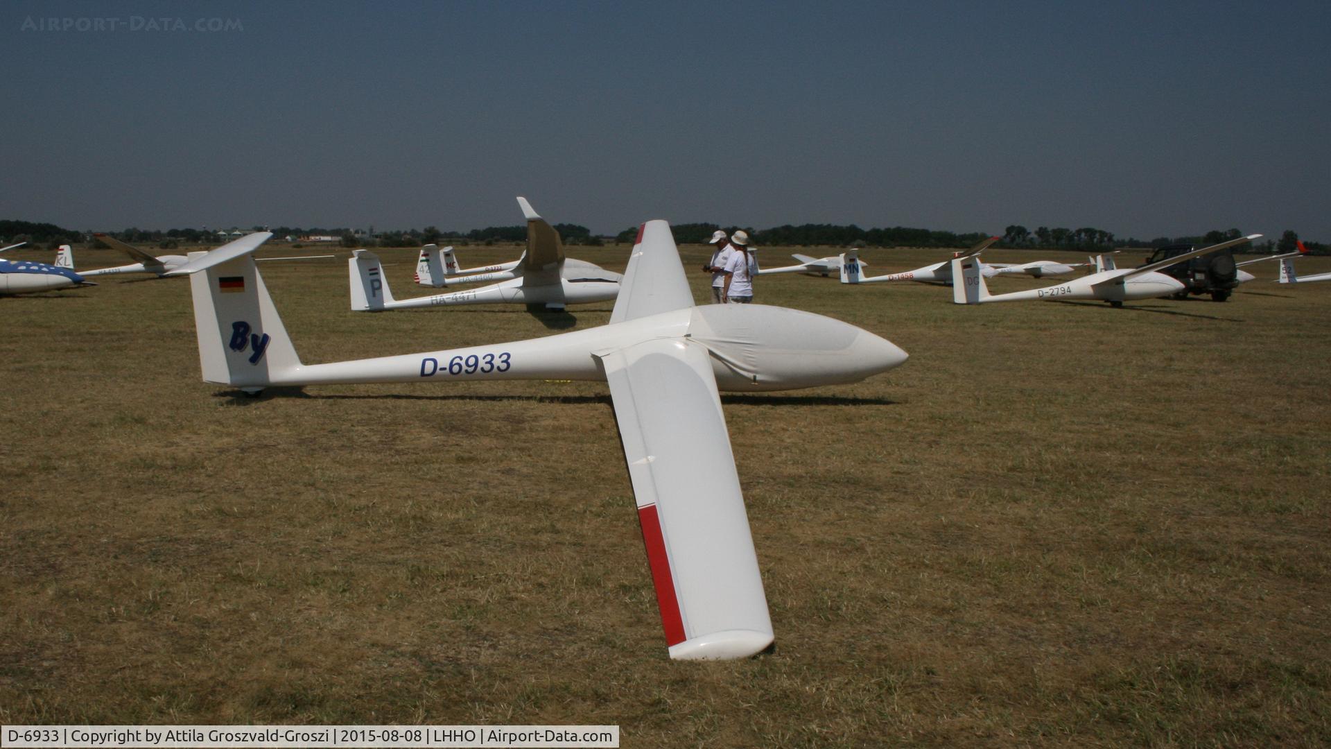 D-6933, Rolladen-Schneider LS-3a C/N Not found D-6933, Hajdúszoboszló Airport, Hungary - 60. Hungary Gliding National Championship and third Civis Thermal Cup, 2015