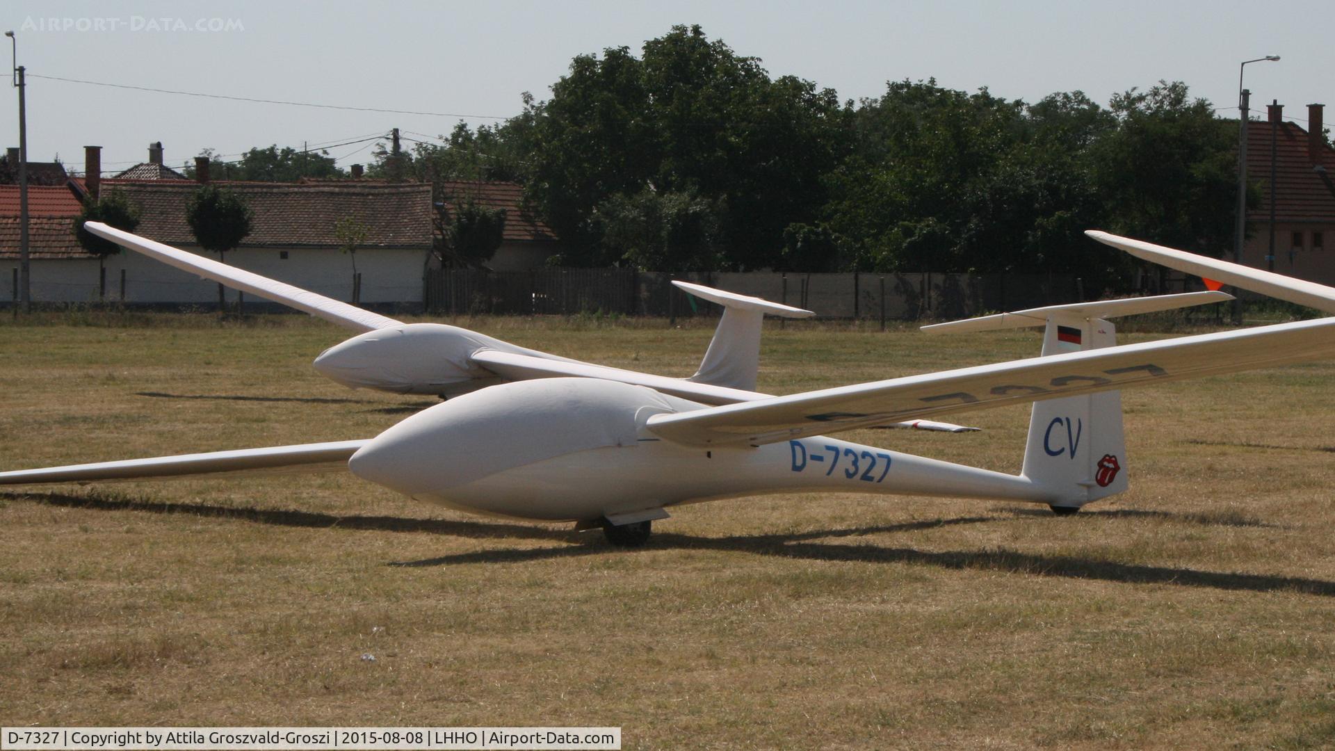 D-7327, 1979 Schleicher ASW-19B C/N 19355, Hajdúszoboszló Airport, Hungary - 60. Hungary Gliding National Championship and third Civis Thermal Cup, 2015