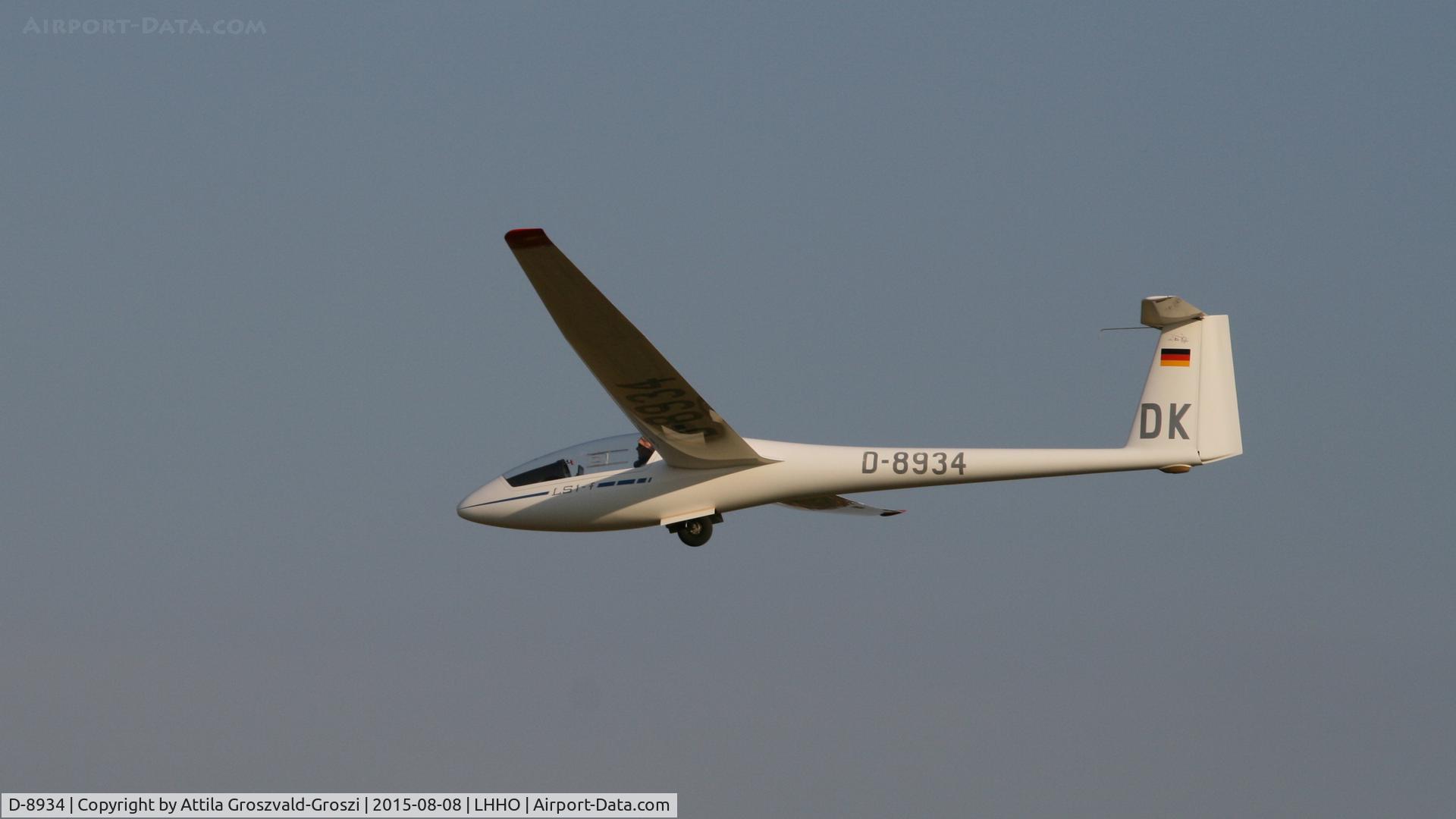 D-8934, 1975 Rolladen-Schneider LS-1f C/N 417, Hajdúszoboszló Airport, Hungary - 60. Hungary Gliding National Championship and third Civis Thermal Cup, 2015