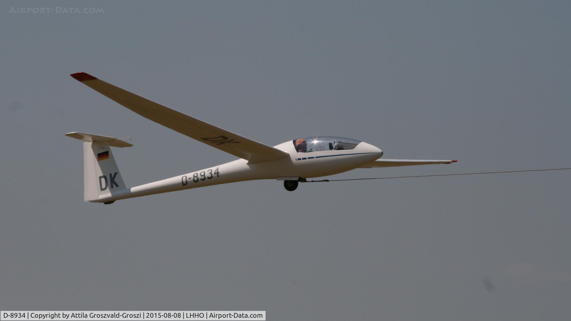 D-8934, 1975 Rolladen-Schneider LS-1f C/N 417, Hajdúszoboszló Airport, Hungary - 60. Hungary Gliding National Championship and third Civis Thermal Cup, 2015