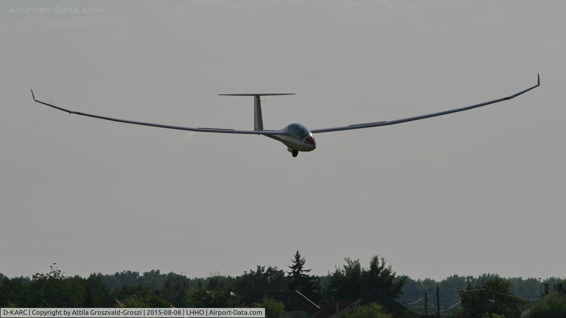 D-KARC, 2009 Schempp-Hirth Arcus T C/N 1, Hajdúszoboszló Airport, Hungary - 60. Hungary Gliding National Championship and third Civis Thermal Cup, 2015