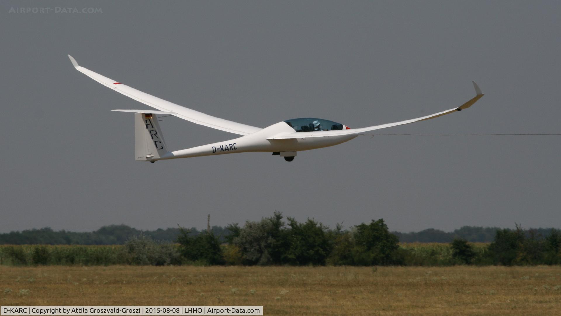 D-KARC, 2009 Schempp-Hirth Arcus T C/N 1, Hajdúszoboszló Airport, Hungary - 60. Hungary Gliding National Championship and third Civis Thermal Cup, 2015