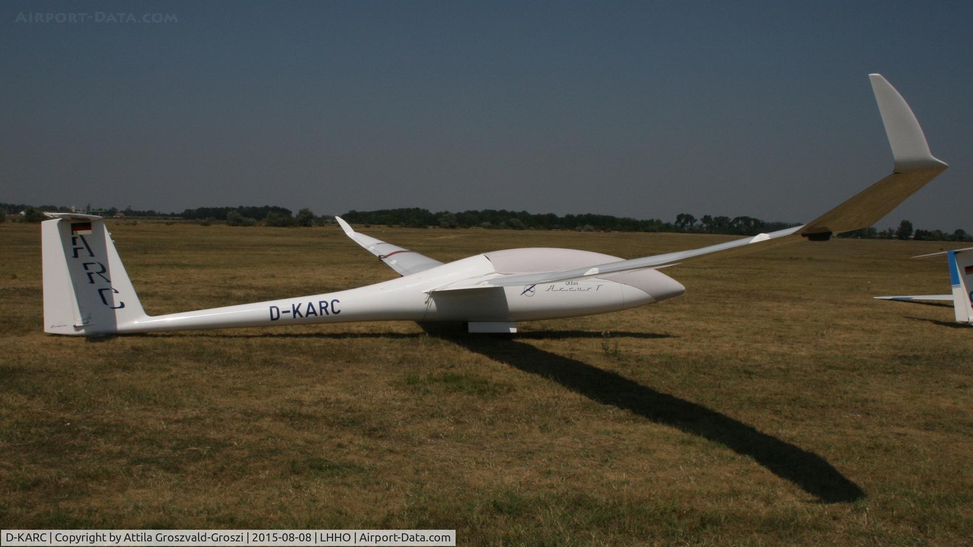 D-KARC, 2009 Schempp-Hirth Arcus T C/N 1, Hajdúszoboszló Airport, Hungary - 60. Hungary Gliding National Championship and third Civis Thermal Cup, 2015
