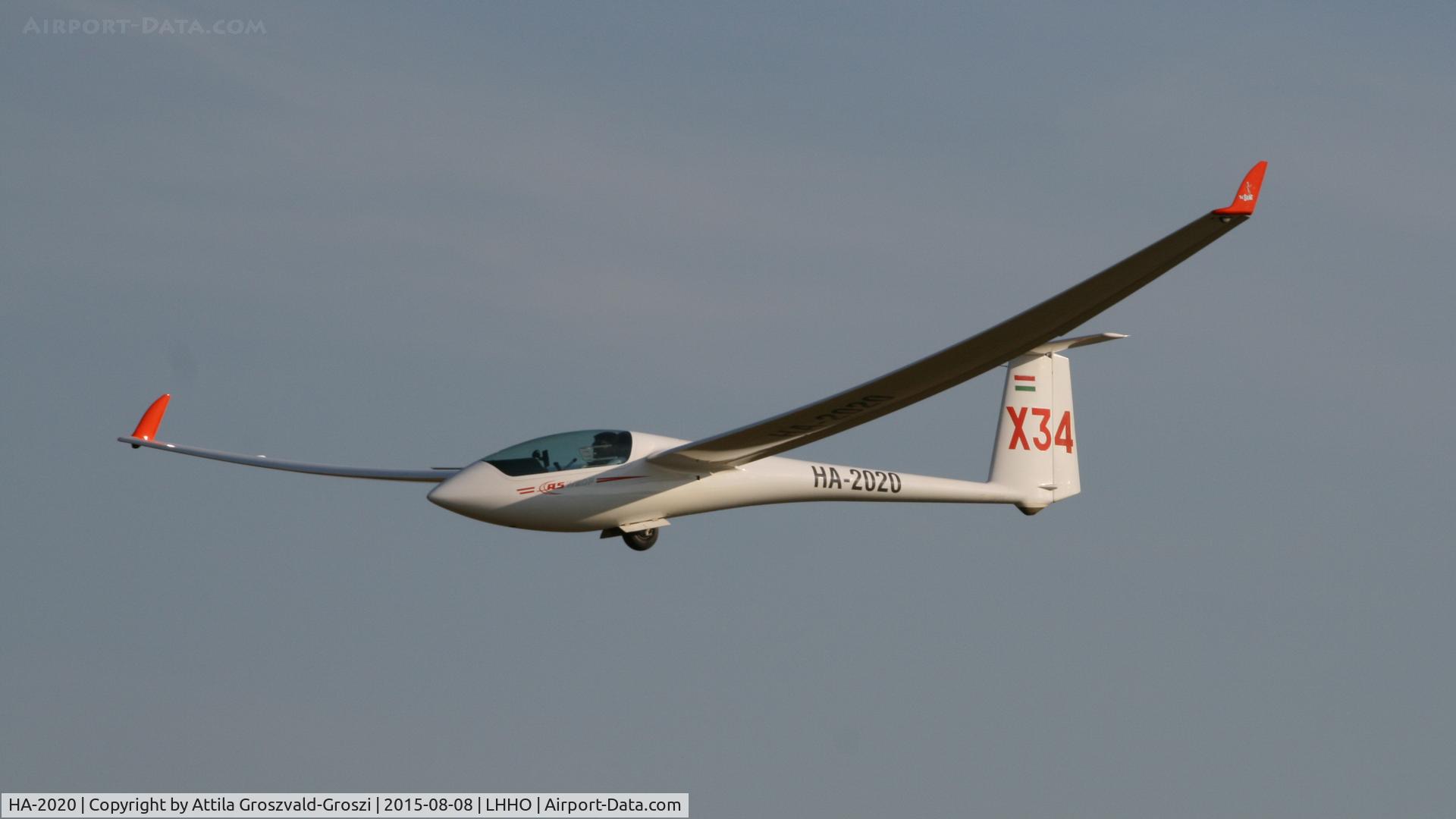 HA-2020, Schleicher ASW-20F C/N 20134, Hajdúszoboszló Airport, Hungary - 60. Hungary Gliding National Championship and third Civis Thermal Cup, 2015
