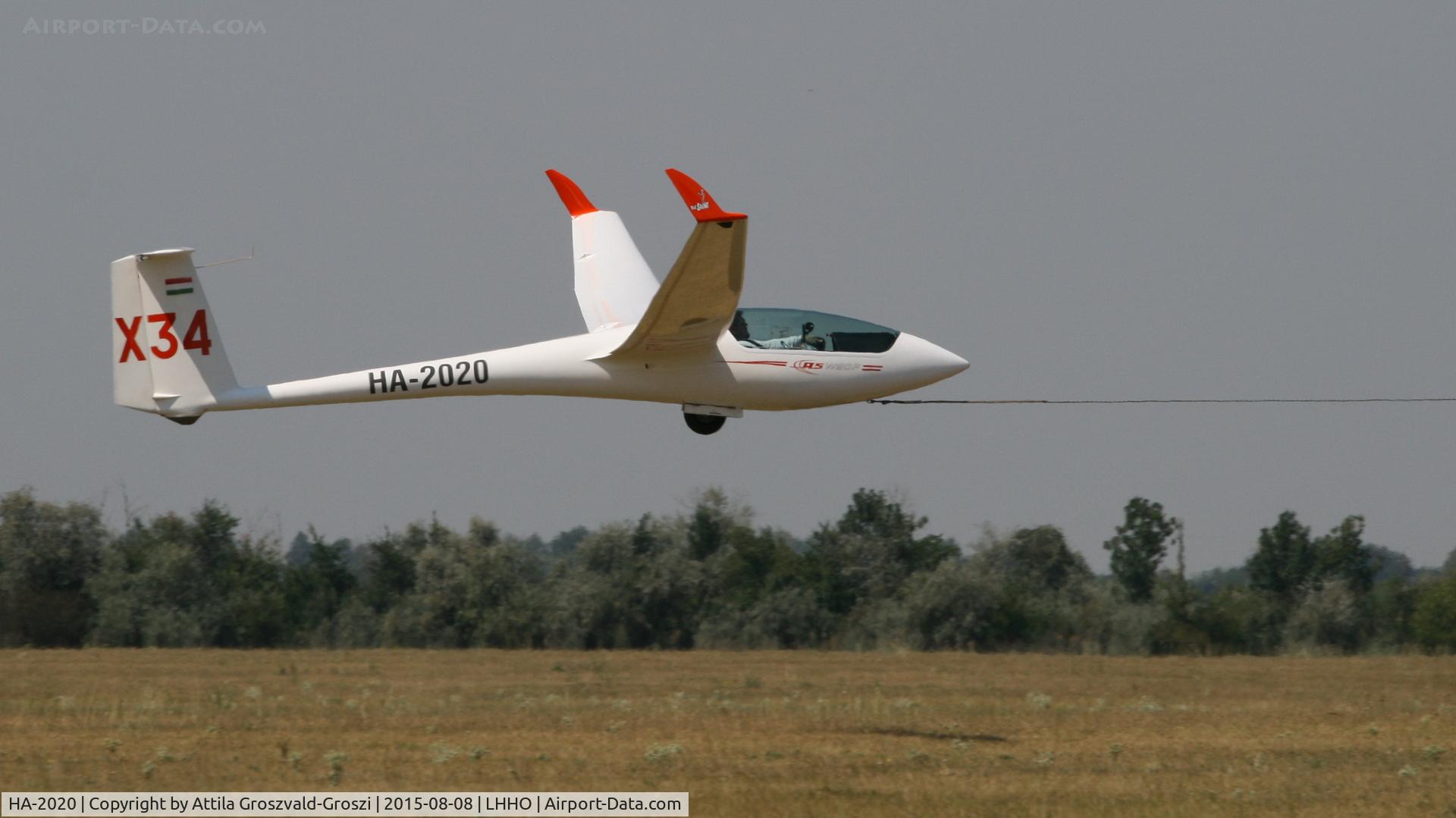 HA-2020, Schleicher ASW-20F C/N 20134, Hajdúszoboszló Airport, Hungary - 60. Hungary Gliding National Championship and third Civis Thermal Cup, 2015