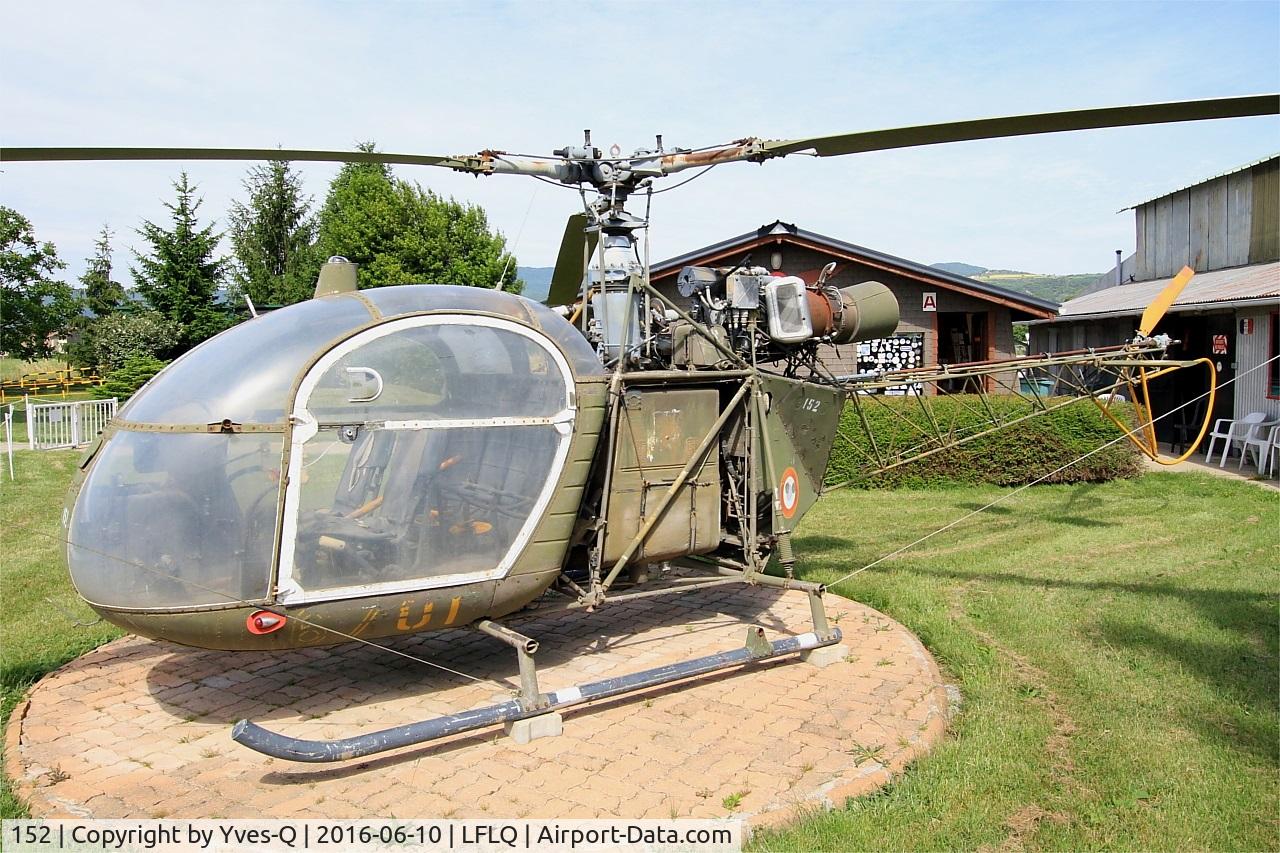 152, Sud SE-3130 Alouette II C/N 1258, Sud SE-3130 Alouette II, Musée Européen de l'Aviation de Chasse, Montélimar-Ancône airfield (LFLQ)