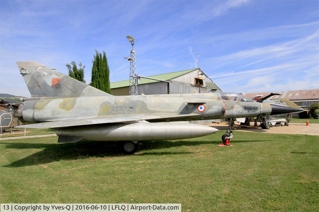 13, Dassault Mirage IIIEX C/N 467, Dassault Mirage IIIEX, Musée Européen de l'Aviation de Chasse, Montélimar-Ancône airfield (LFLQ)