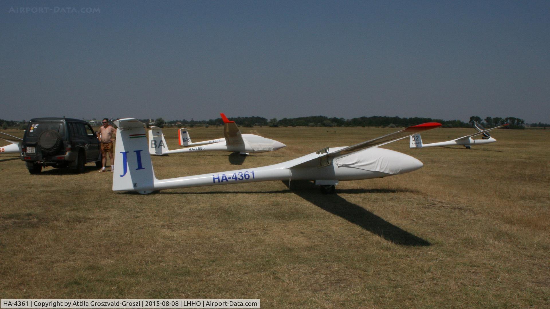 HA-4361, 1976 PZL-Bielsko SZD-41A Jantar Standard C/N B-692, Hajdúszoboszló Airport, Hungary - 60. Hungary Gliding National Championship and third Civis Thermal Cup, 2015