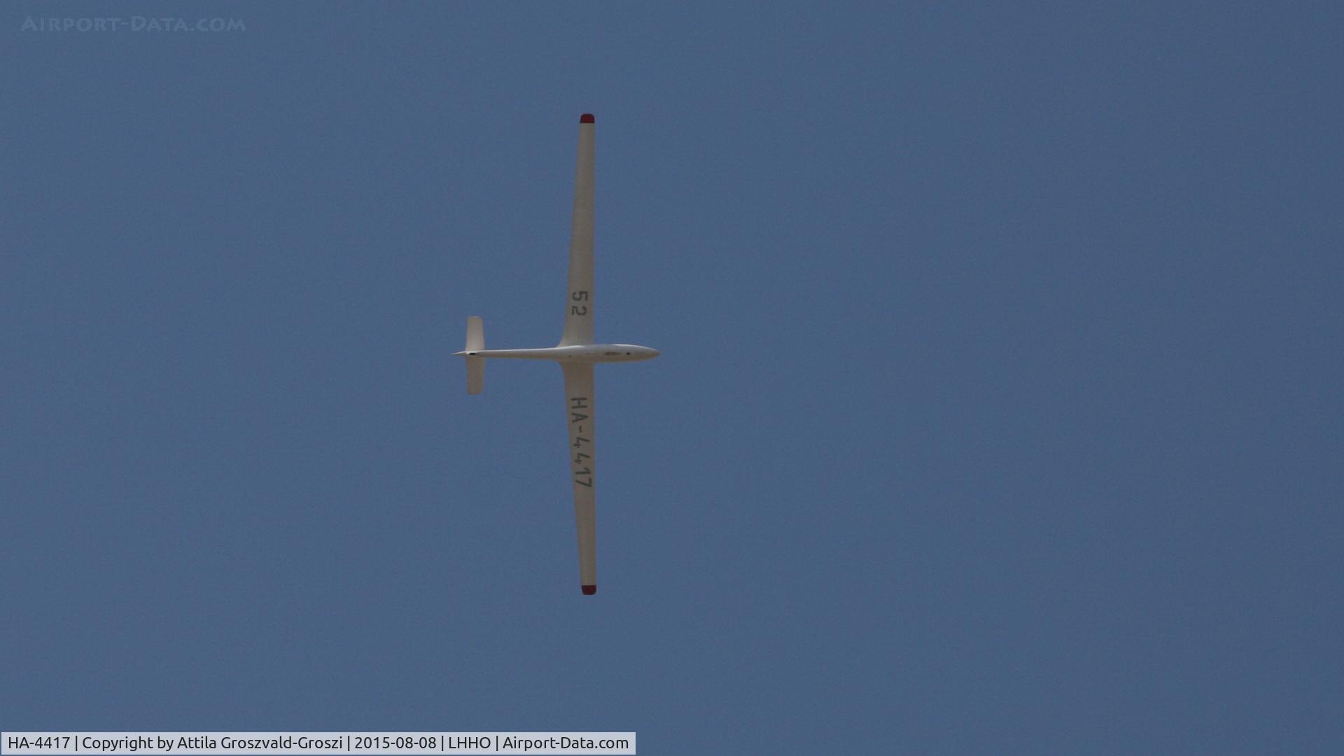 HA-4417, 1980 PZL-Bielsko SZD-48-1 Jantar Standard 2 C/N B-1051, Hajdúszoboszló Airport, Hungary - 60. Hungary Gliding National Championship and third Civis Thermal Cup, 2015