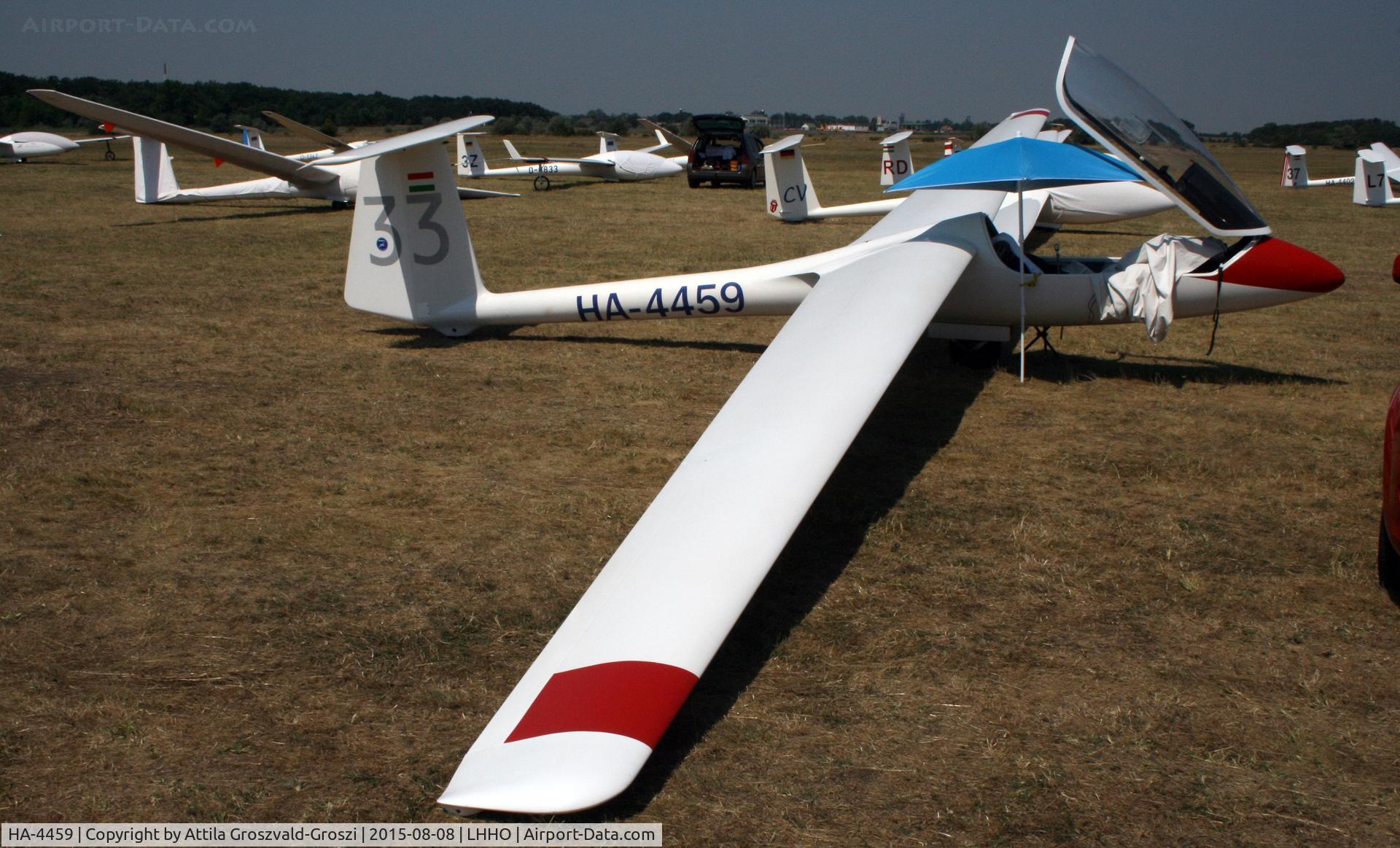 HA-4459, 1985 PZL-Bielsko SZD-48-3 Jantar Standard 3 C/N B-1453, Hajdúszoboszló Airport, Hungary - 60. Hungary Gliding National Championship and third Civis Thermal Cup, 2015