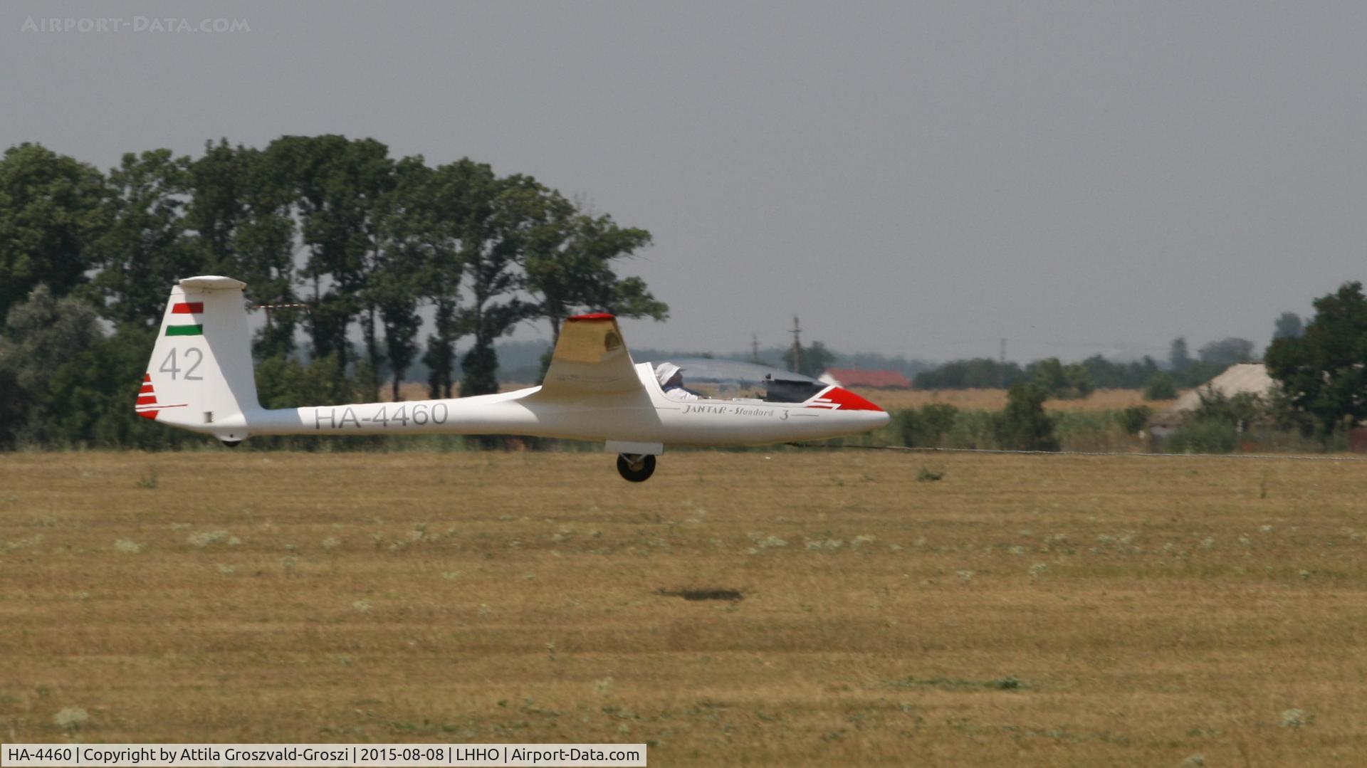 HA-4460, 1986 PZL-Bielsko SZD-48-3 Jantar Standard 3 C/N B-1571, Hajdúszoboszló Airport, Hungary - 60. Hungary Gliding National Championship and third Civis Thermal Cup, 2015