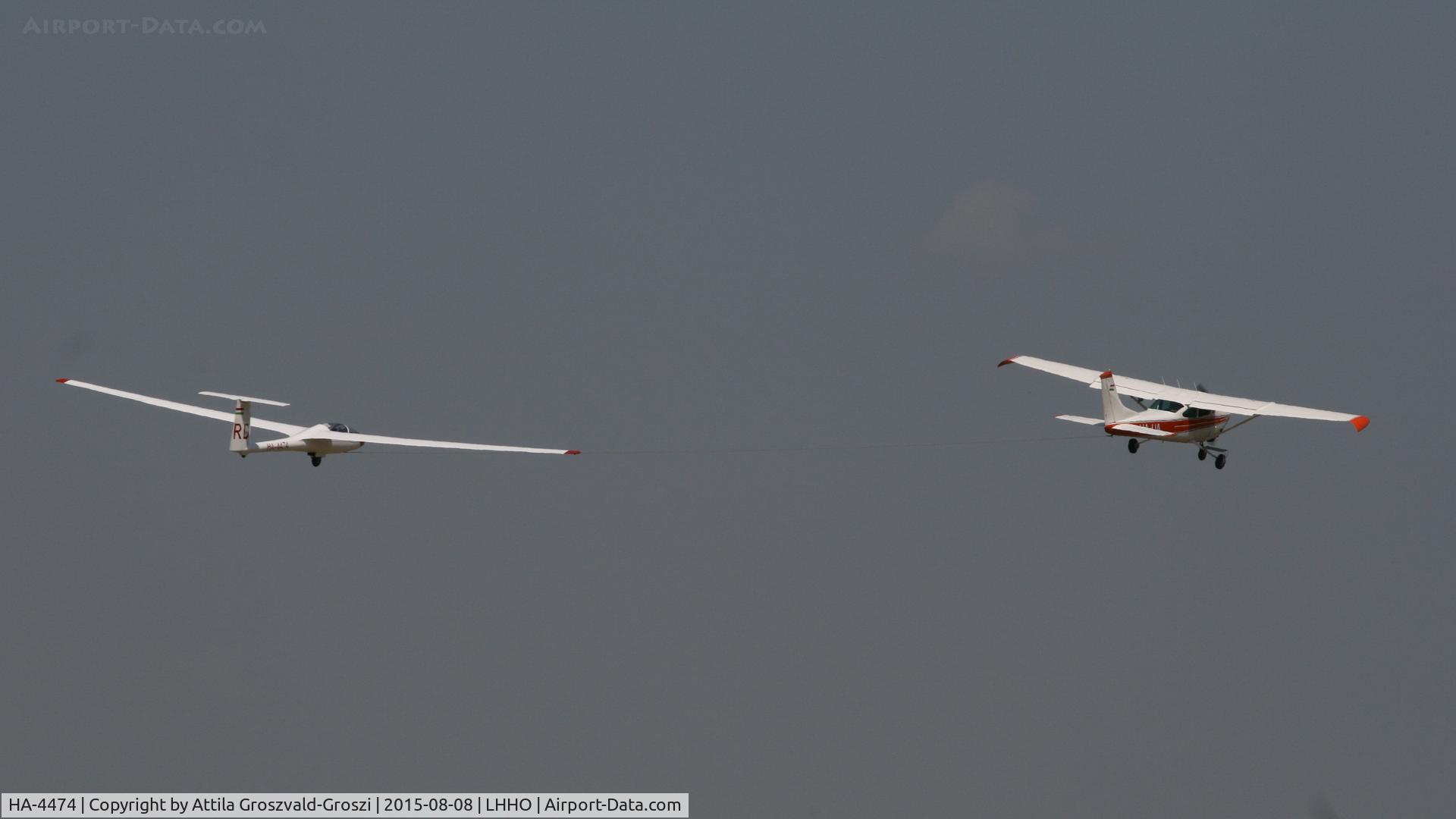 HA-4474, 1982 PZL-Bielsko SZD-48-1 Jantar Standard 2 C/N B-1234, Hajdúszoboszló Airport, Hungary - 60. Hungary Gliding National Championship and third Civis Thermal Cup, 2015
