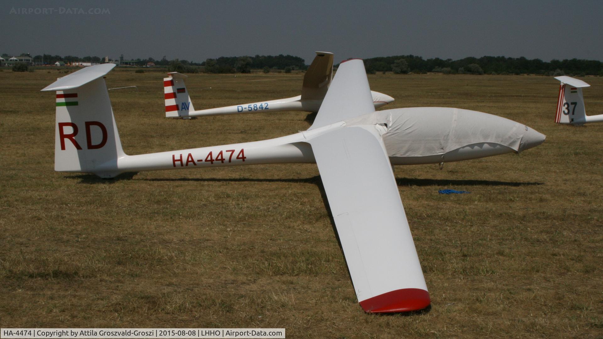 HA-4474, 1982 PZL-Bielsko SZD-48-1 Jantar Standard 2 C/N B-1234, Hajdúszoboszló Airport, Hungary - 60. Hungary Gliding National Championship and third Civis Thermal Cup, 2015