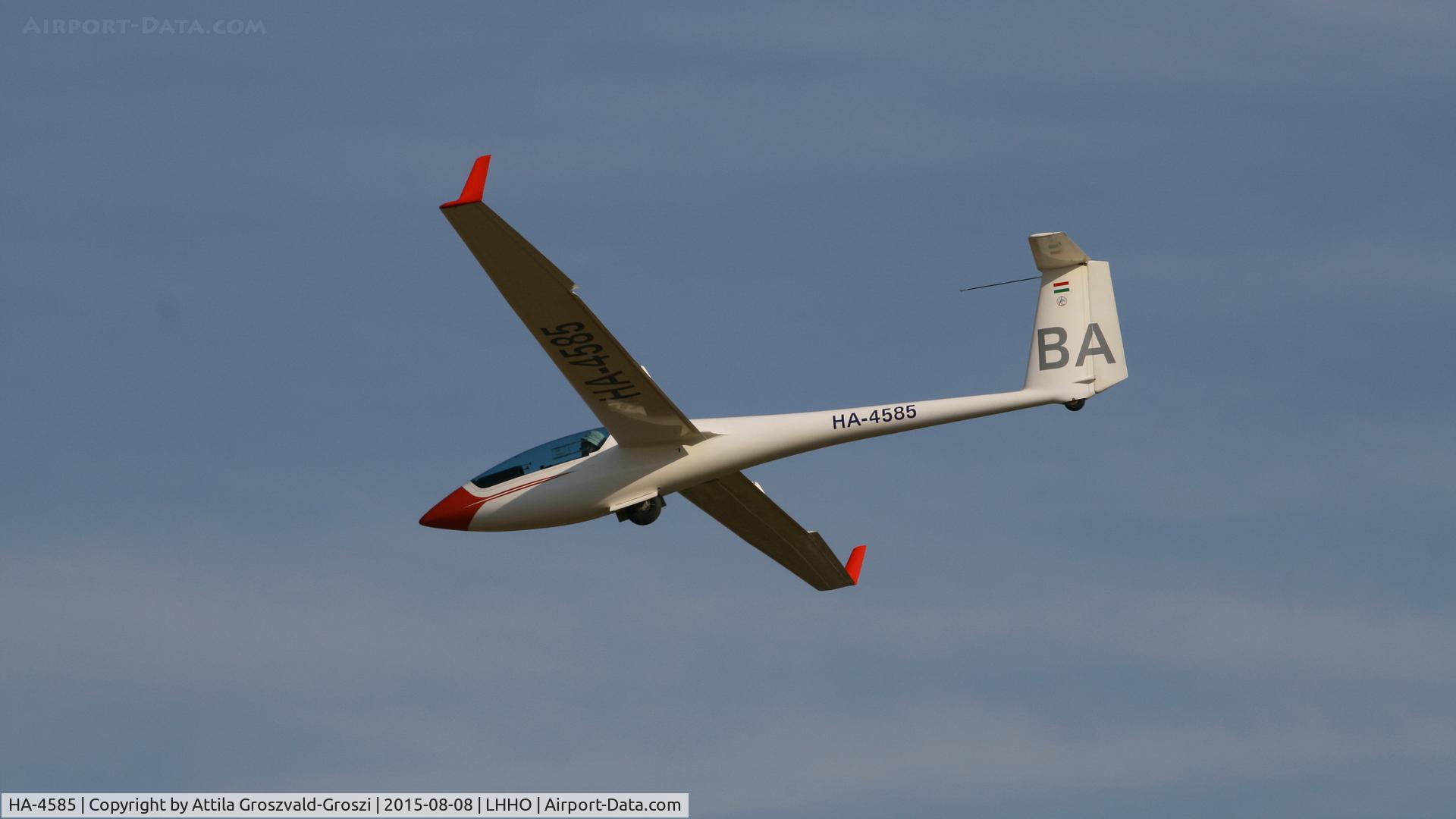 HA-4585, 1980 Schleicher ASW 20 C/N 20147, Hajdúszoboszló Airport, Hungary - 60. Hungary Gliding National Championship and third Civis Thermal Cup, 2015