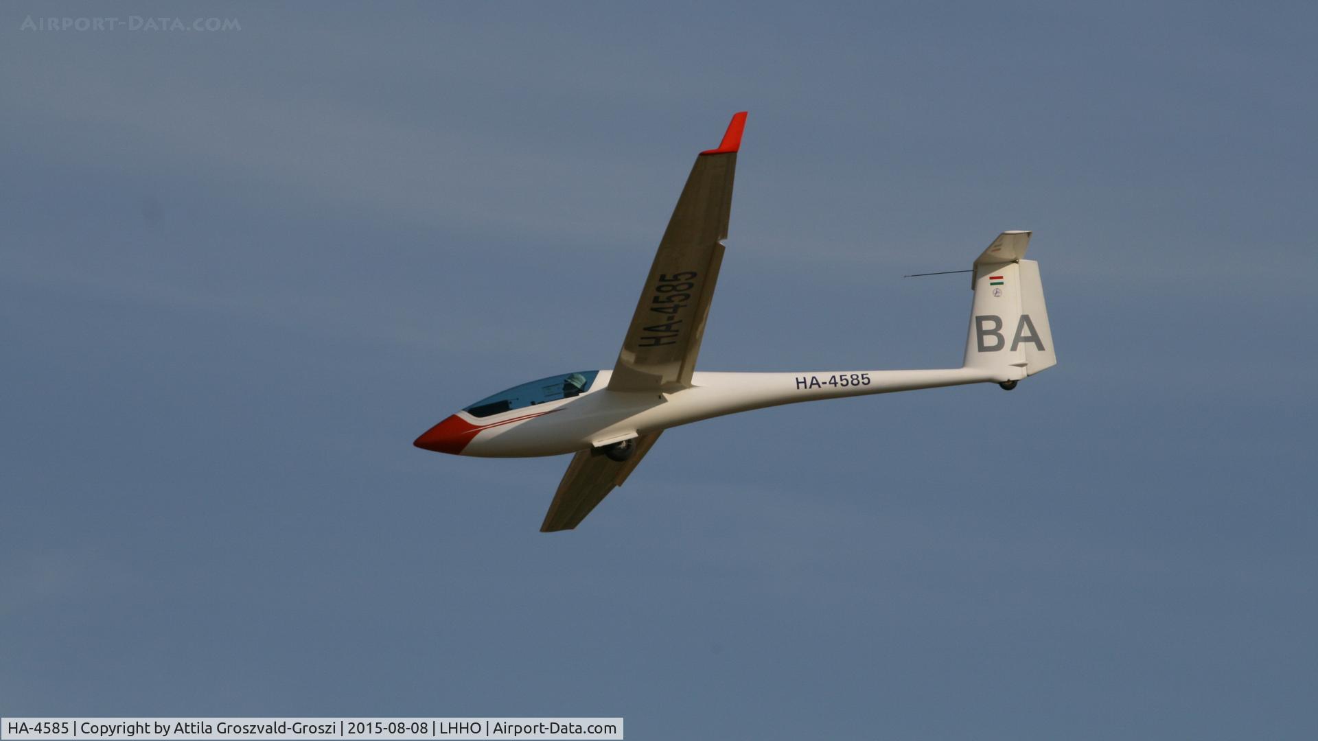 HA-4585, 1980 Schleicher ASW 20 C/N 20147, Hajdúszoboszló Airport, Hungary - 60. Hungary Gliding National Championship and third Civis Thermal Cup, 2015