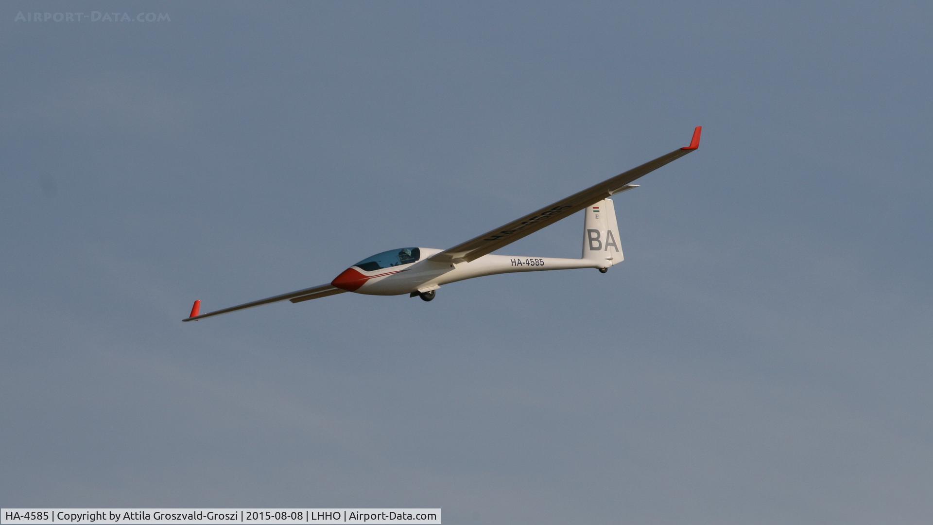 HA-4585, 1980 Schleicher ASW 20 C/N 20147, Hajdúszoboszló Airport, Hungary - 60. Hungary Gliding National Championship and third Civis Thermal Cup, 2015
