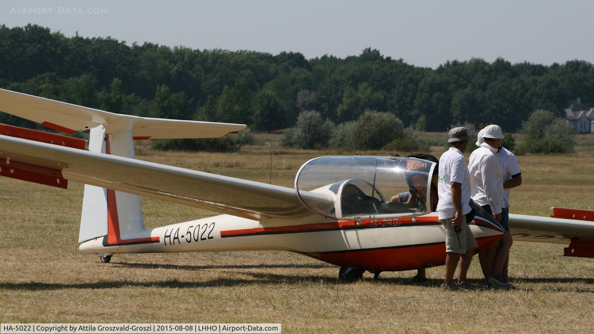 HA-5022, 1988 ICA IS-28B2 C/N 328, Hajdúszoboszló Airport, Hungary - 60. Hungary Gliding National Championship and third Civis Thermal Cup, 2015