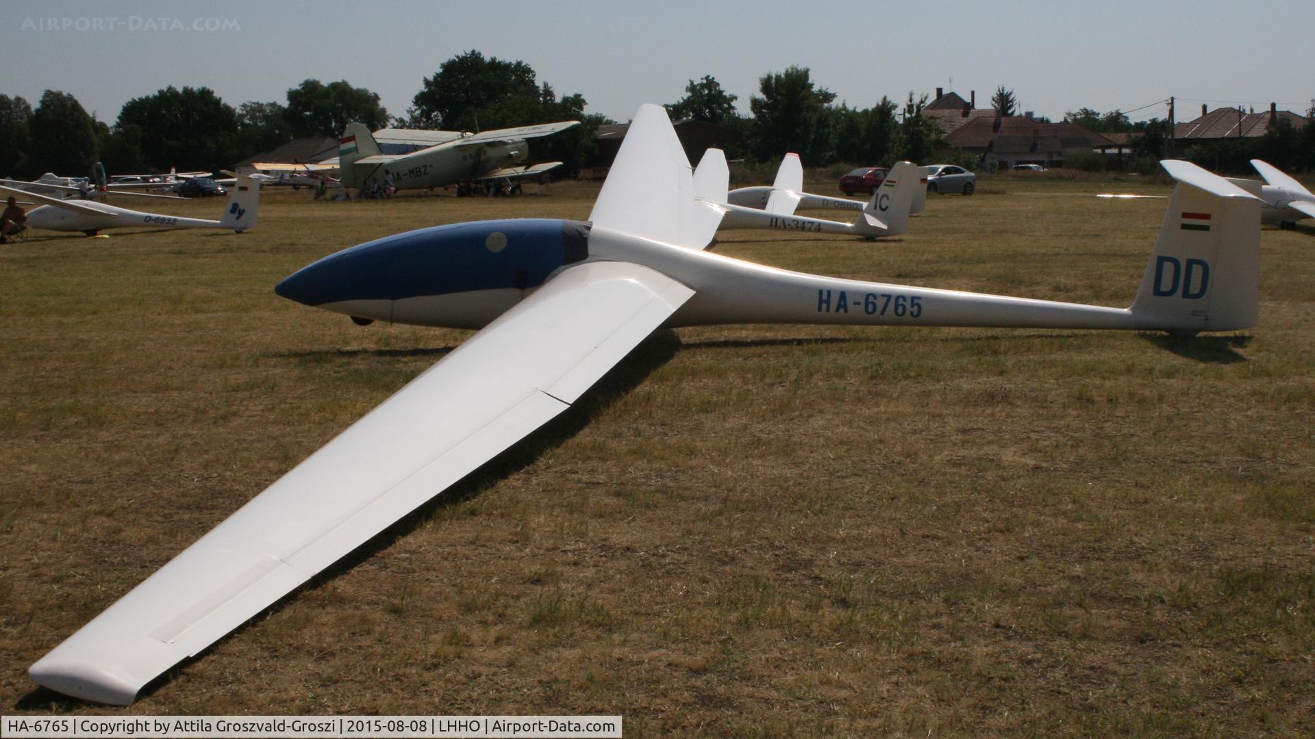 HA-6765, Schempp-Hirth HS-6 Janus C C/N 127, Hajdúszoboszló Airport, Hungary - 60. Hungary Gliding National Championship and third Civis Thermal Cup, 2015