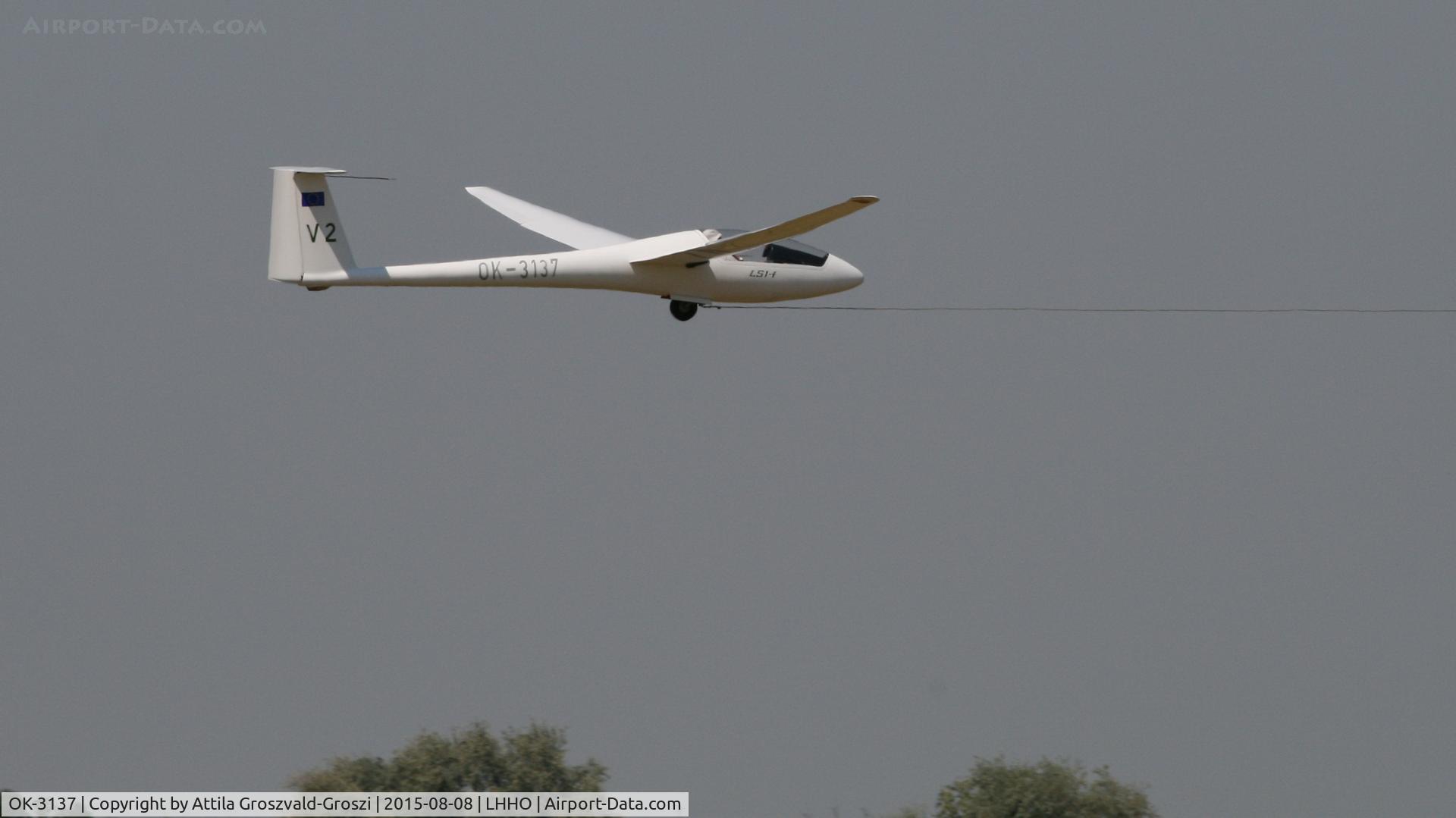 OK-3137, 1975 Rolladen-Schneider LS-1f C/N 379, Hajdúszoboszló Airport, Hungary - 60. Hungary Gliding National Championship and third Civis Thermal Cup, 2015