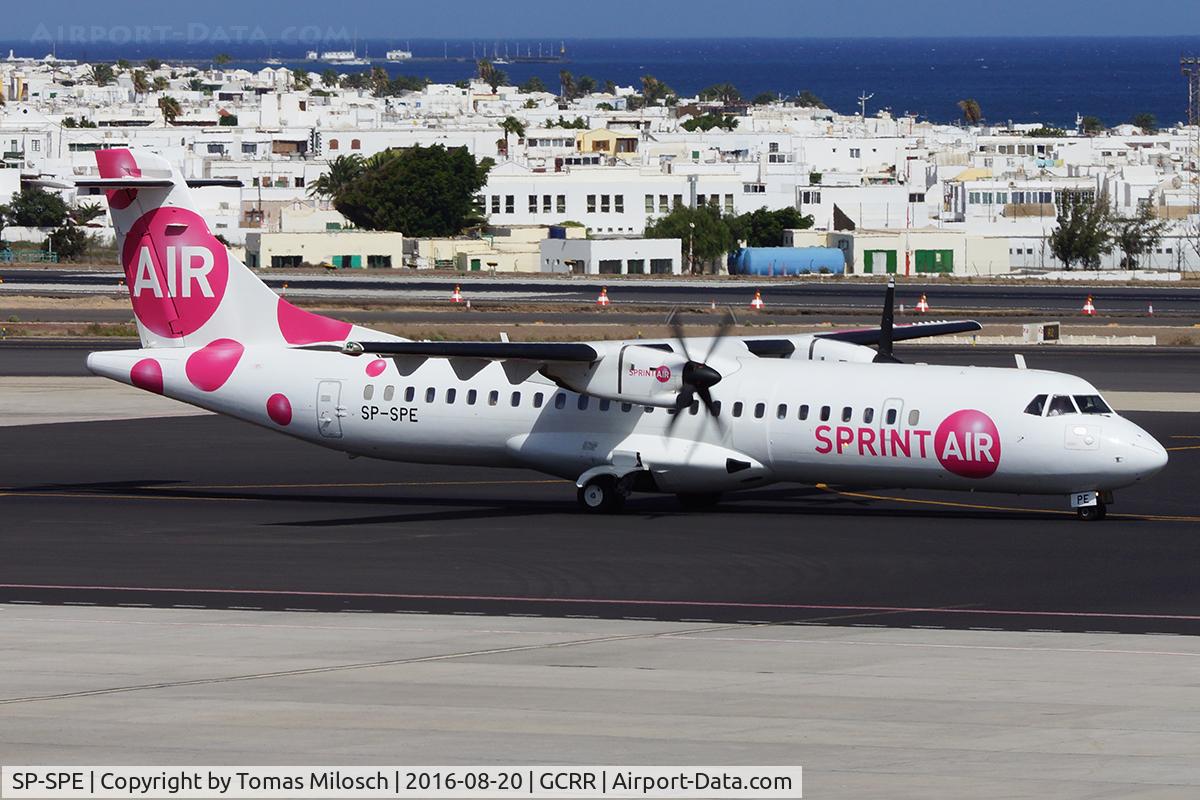 SP-SPE, 1995 ATR 72-202 C/N 441, Ex Canary Fly EC-LZR, still operating for this company