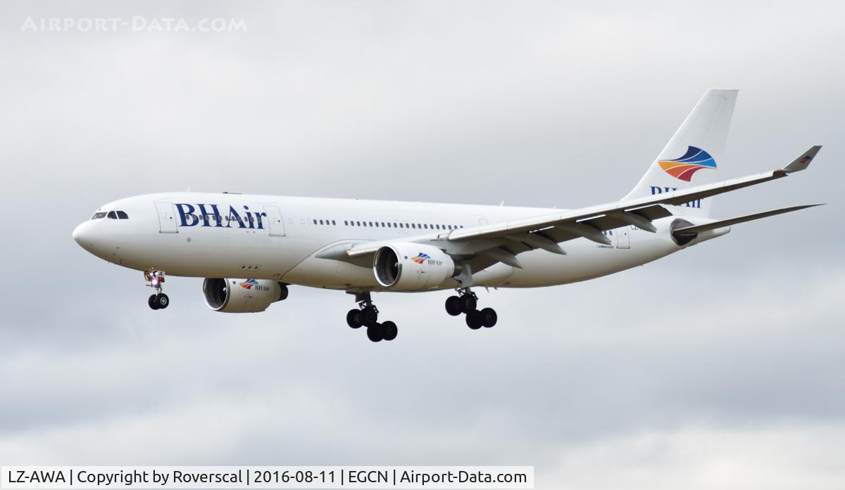 LZ-AWA, 1999 Airbus A330-223 C/N 255, LZ-AWA operating the Balkan Holidays flight to DSA.