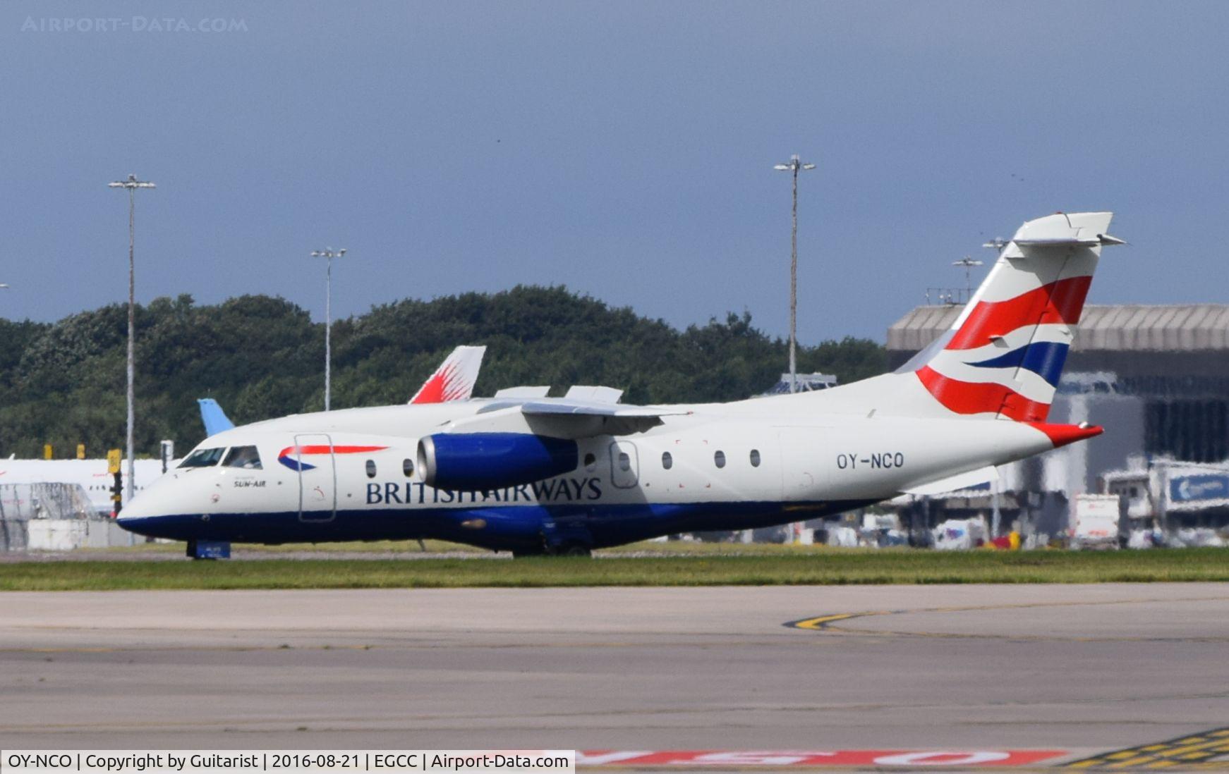 OY-NCO, 2002 Dornier 328-310 C/N 3210, At Manchester
