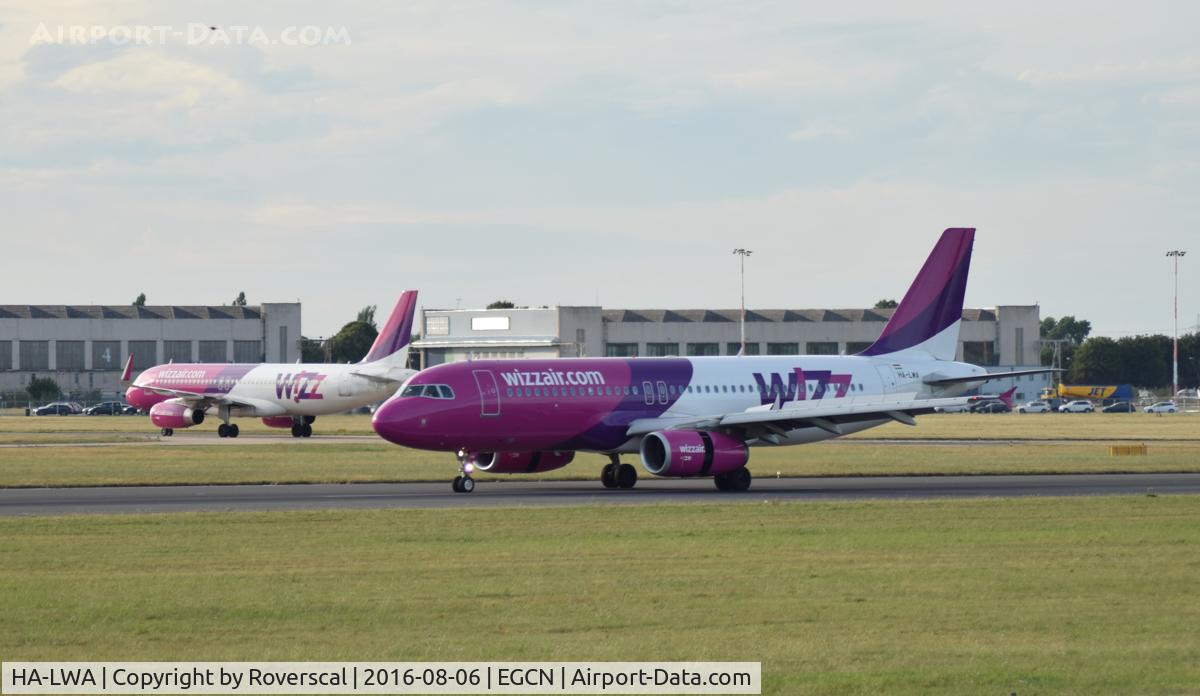 HA-LWA, 2010 Airbus A320-232 C/N 4223, HA-LWA arriving at DSA.
