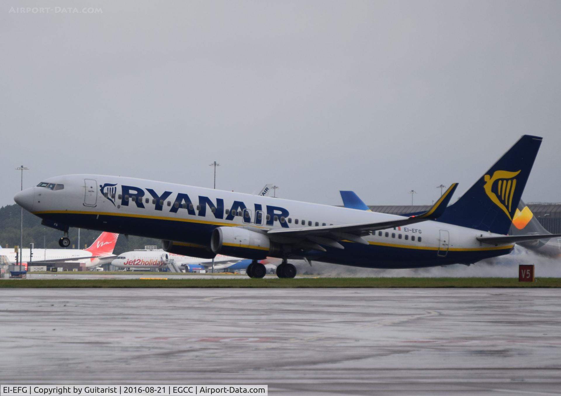 EI-EFG, 2009 Boeing 737-8AS C/N 35014, At Manchester