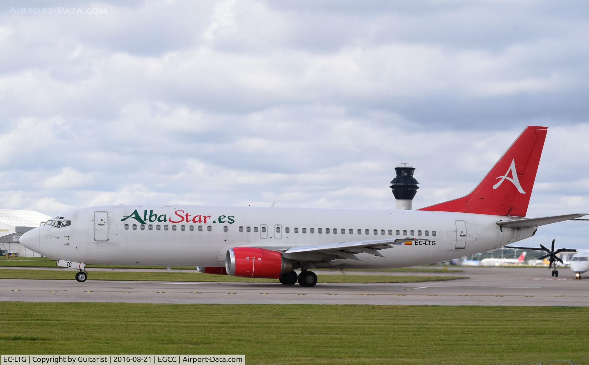 EC-LTG, 1989 Boeing 737-4K5 C/N 24129, At Manchester