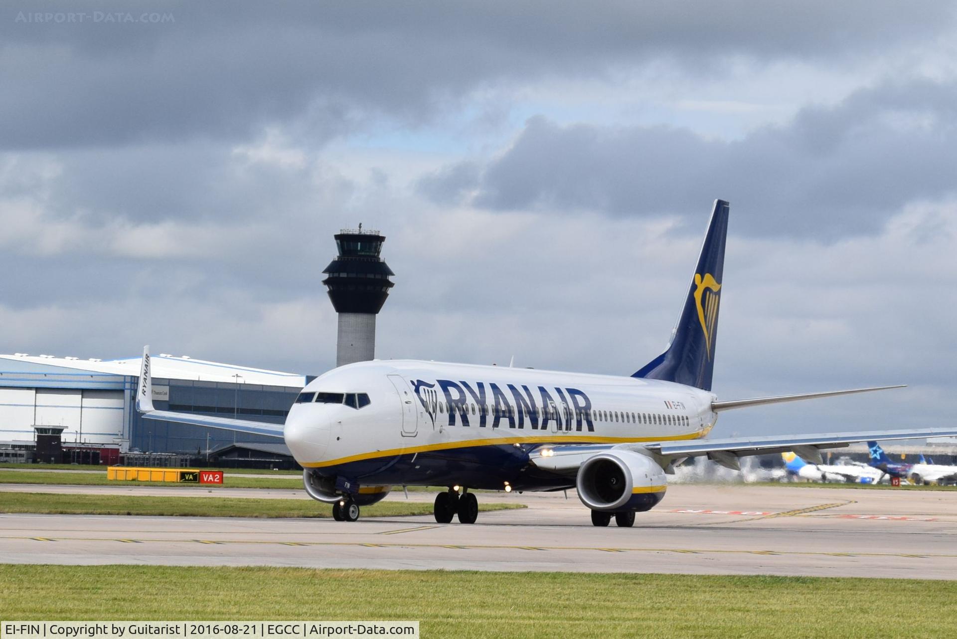 EI-FIN, 2015 Boeing 737-8AS C/N 44701, At Manchester